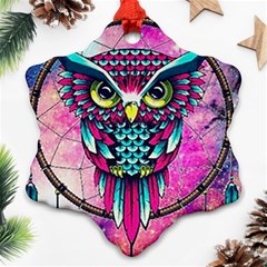 Owl Dreamcatcher Ornament (snowflake)