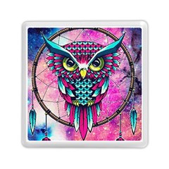 Owl Dreamcatcher Memory Card Reader (square) by Grandong