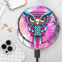 Owl Dreamcatcher Wireless Fast Charger(white) by Grandong