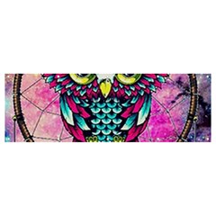 Owl Dreamcatcher Banner And Sign 12  X 4  by Grandong