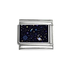 Starry Night  Space Constellations  Stars  Galaxy  Universe Graphic  Illustration Italian Charm (9mm) by Grandong