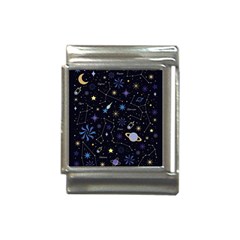 Starry Night  Space Constellations  Stars  Galaxy  Universe Graphic  Illustration Italian Charm (13mm) by Grandong