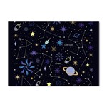 Starry Night  Space Constellations  Stars  Galaxy  Universe Graphic  Illustration Sticker A4 (100 pack) Front