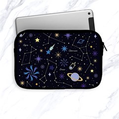 Starry Night  Space Constellations  Stars  Galaxy  Universe Graphic  Illustration Apple Ipad Mini Zipper Cases by Grandong