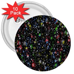 Illustration Universe Star Planet 3  Buttons (10 Pack)  by Grandong