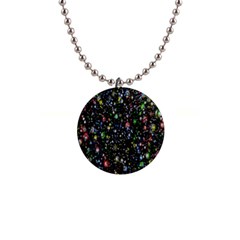 Illustration Universe Star Planet 1  Button Necklace by Grandong