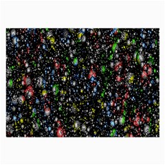 Illustration Universe Star Planet Large Glasses Cloth by Grandong