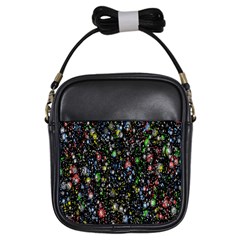 Illustration Universe Star Planet Girls Sling Bag by Grandong