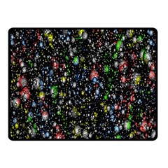 Illustration Universe Star Planet Fleece Blanket (small) by Grandong