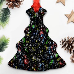 Illustration Universe Star Planet Christmas Tree Ornament (two Sides)