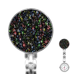 Illustration Universe Star Planet Stainless Steel Nurses Watch by Grandong