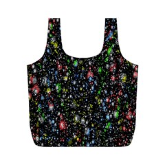 Illustration Universe Star Planet Full Print Recycle Bag (m) by Grandong