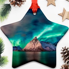 Amazing Aurora Borealis Colors Ornament (star)