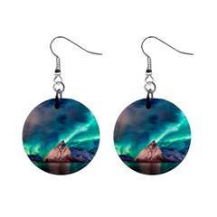 Amazing Aurora Borealis Colors Mini Button Earrings by Grandong