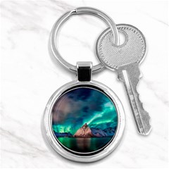 Amazing Aurora Borealis Colors Key Chain (round) by Grandong