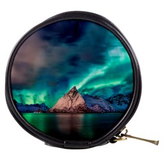 Amazing Aurora Borealis Colors Mini Makeup Bag by Grandong