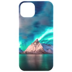 Amazing Aurora Borealis Colors Iphone 15 Pro Black Uv Print Pc Hardshell Case by Grandong