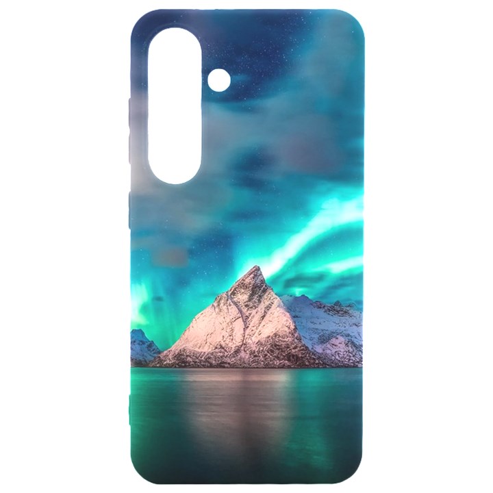 Amazing Aurora Borealis Colors Samsung Galaxy S24 6.2 Inch Black TPU UV Case