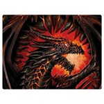 Dragon Two Sides Premium Plush Fleece Blanket (Baby Size) 40 x30  Blanket Front