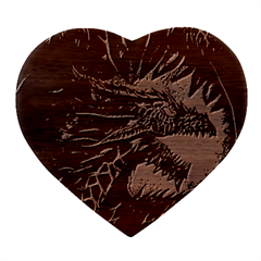 Dragon Heart Wood Jewelry Box