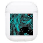 Angry Male Lion Predator Carnivore Soft TPU AirPods 1/2 Case Front