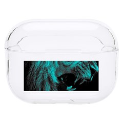 Angry Male Lion Predator Carnivore Hard Pc Airpods Pro Case