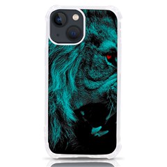 Angry Male Lion Predator Carnivore Iphone 13 Mini Tpu Uv Print Case by Ndabl3x