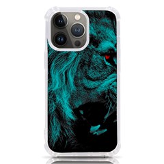 Angry Male Lion Predator Carnivore Iphone 13 Pro Tpu Uv Print Case by Ndabl3x