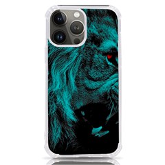 Angry Male Lion Predator Carnivore Iphone 13 Pro Max Tpu Uv Print Case by Ndabl3x