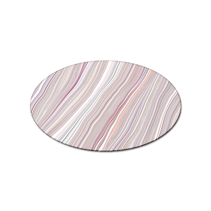 Marble Texture Marble Painting Sticker (Oval)