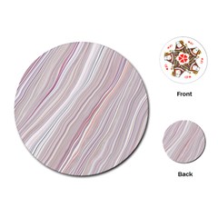 Marble Texture Marble Painting Playing Cards Single Design (round)