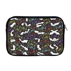 Time Nonlinear Curved Undirected Apple Macbook Pro 17  Zipper Case by Paksenen