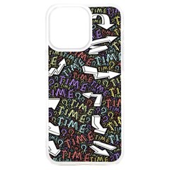 Time Nonlinear Curved Undirected Iphone 15 Plus Tpu Uv Print Case by Paksenen