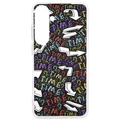 Time Nonlinear Curved Undirected Samsung Galaxy S24 Ultra 6 9 Inch Tpu Uv Case by Paksenen