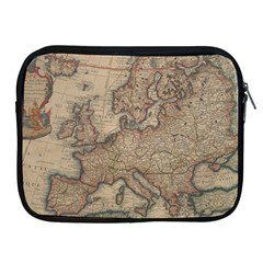 Old Vintage Classic Map Of Europe Apple Ipad 2/3/4 Zipper Cases by Paksenen