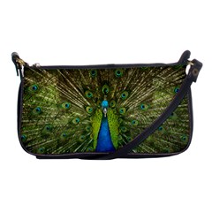 Peacock Feathers Bird Plumage Shoulder Clutch Bag