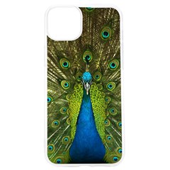 Peacock Feathers Bird Plumage Iphone 15 Pro Tpu Uv Print Case