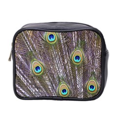 Peacock Bird Feathers Plumage Peacock Mini Toiletries Bag (two Sides)