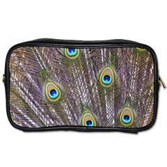 Peacock Bird Feathers Plumage Peacock Toiletries Bag (two Sides)