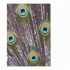 Peacock Bird Feathers Plumage Peacock Small Garden Flag (two Sides) by Perong