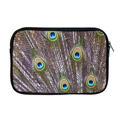 Peacock Bird Feathers Plumage Peacock Apple Macbook Pro 17  Zipper Case by Perong