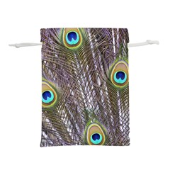 Peacock Bird Feathers Plumage Peacock Lightweight Drawstring Pouch (s) by Perong