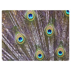 Peacock Bird Feathers Plumage Peacock Premium Plush Fleece Blanket (extra Small) by Perong