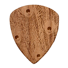 Peacock Bird Feathers Plumage Peacock Wood Guitar Pick (set Of 10) by Perong