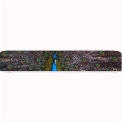 Bird Peacock Feathers Small Bar Mat by Perong