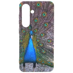 Bird Peacock Feathers Samsung Galaxy S24 6 2 Inch Black Tpu Uv Case by Perong