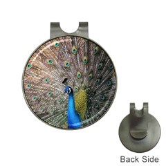 Peacock Bird Animal Peafowl Hat Clips With Golf Markers by Perong