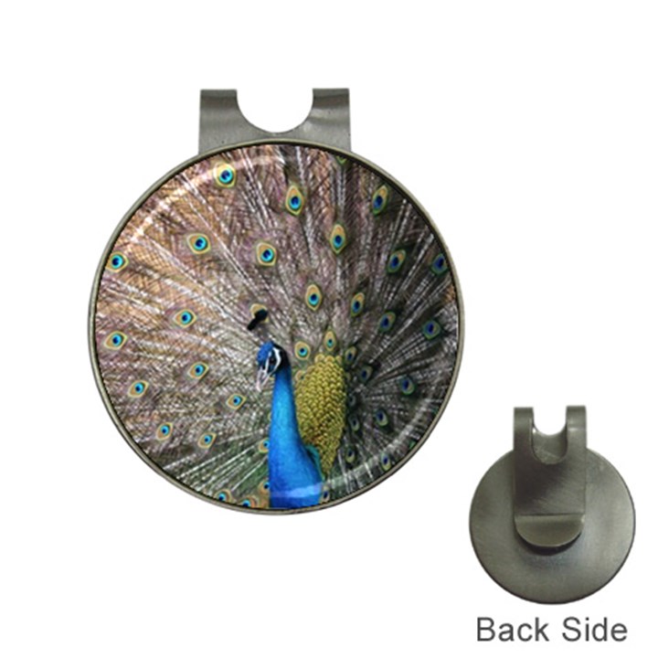 Peacock Bird Animal Peafowl Hat Clips with Golf Markers