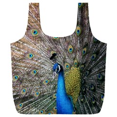 Peacock Bird Animal Peafowl Full Print Recycle Bag (xxxl) by Perong