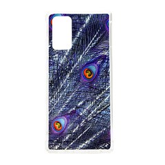 Peacock Bird Feathers Coloured Plumage Samsung Galaxy Note 20 Tpu Uv Case by Perong